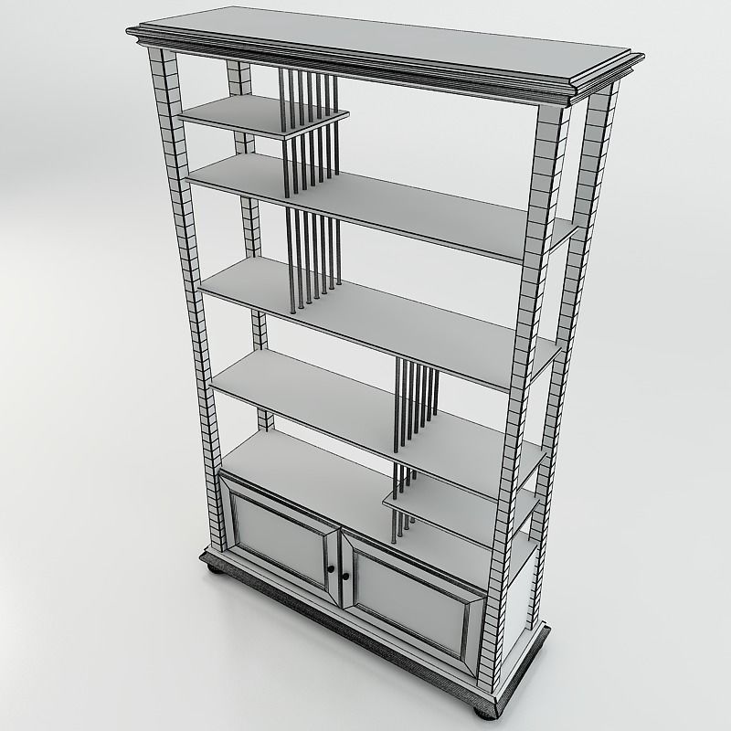 Bifacial Etagere Regina 3D model_4