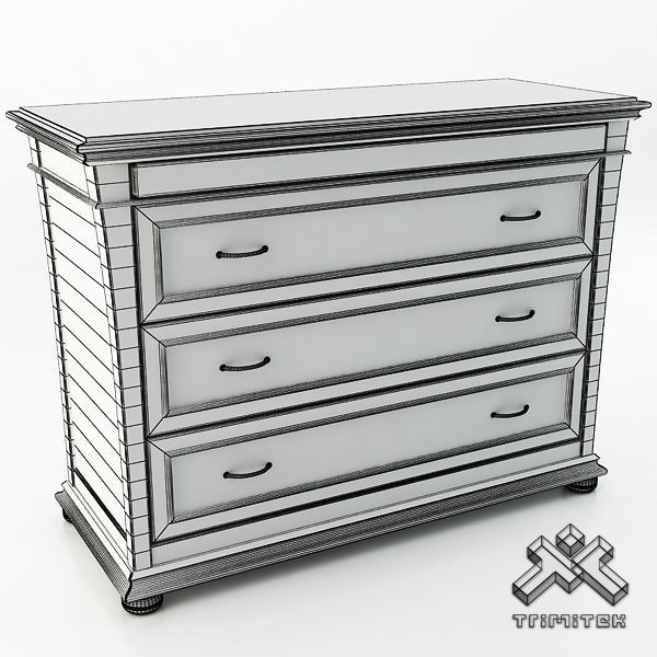 Chest of Drawers - Diamond 3D model_2