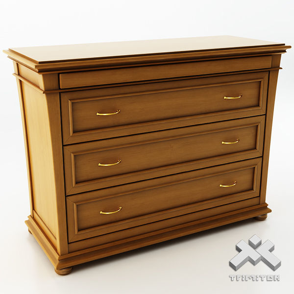 Chest of Drawers - Diamond 3D model_1