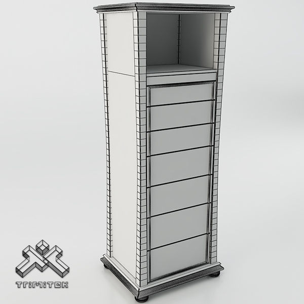 Chest of Drawers - Lady 3D model_2