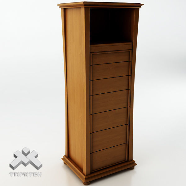 Chest of Drawers - Lady 3D model_1