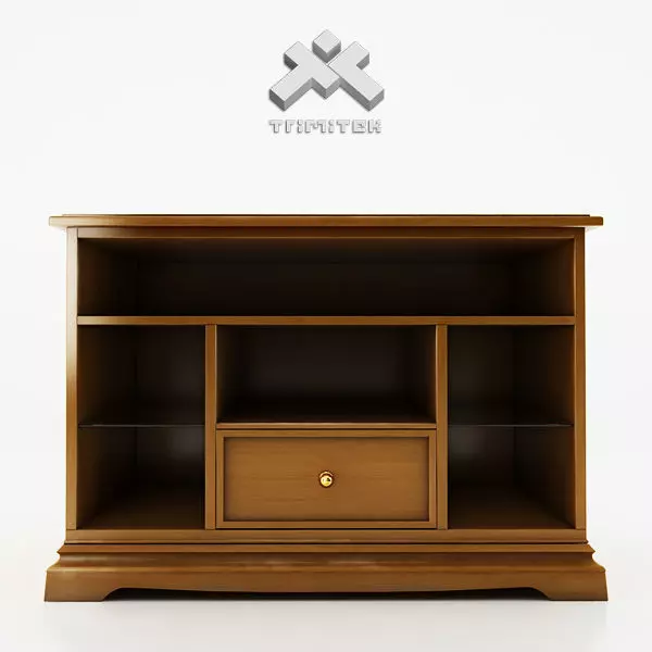 Small TV Cupboard - Anemone Low-poly 3D model_0