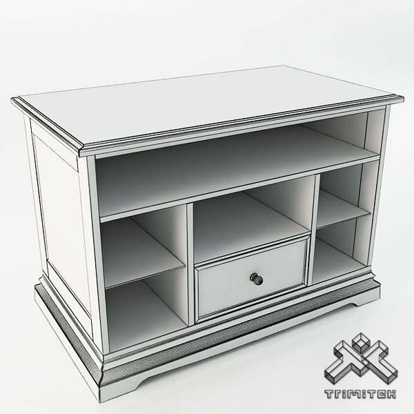 Small TV Cupboard - Anemone Low-poly 3D model_2