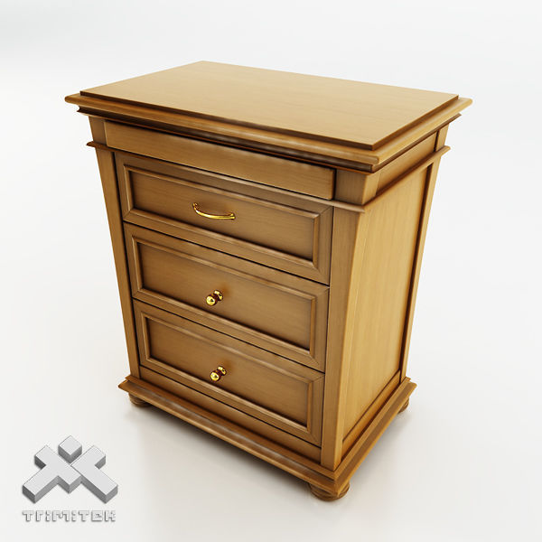 Night Stand Drawer - Glory 3D model_3
