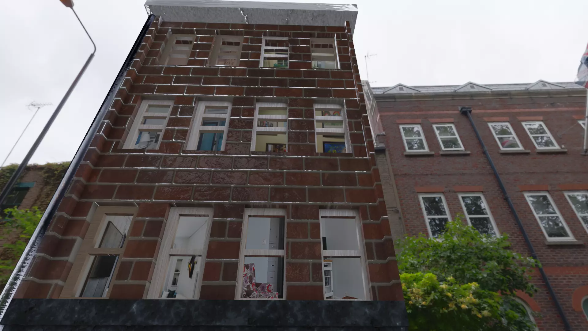 OLD BUILDING MODEL Free low-poly 3D model