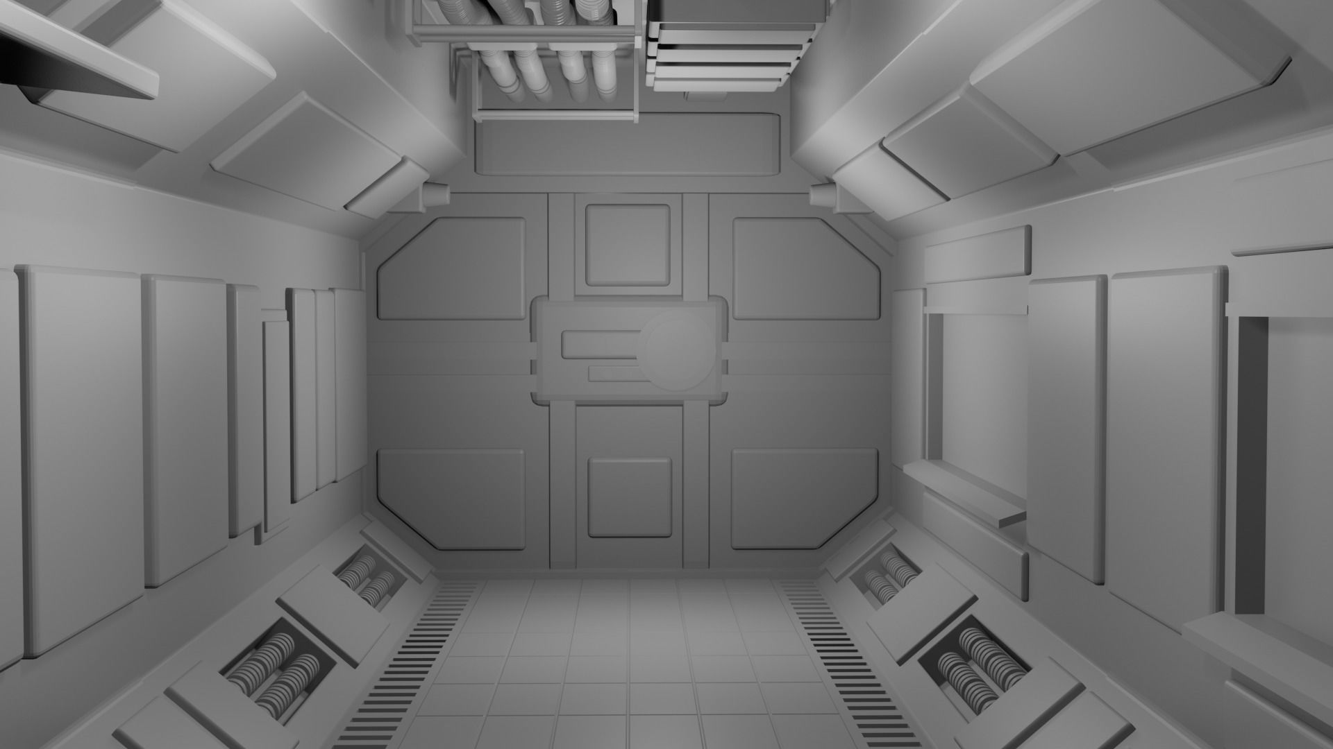 spacecraft interiors Free 3D model_3