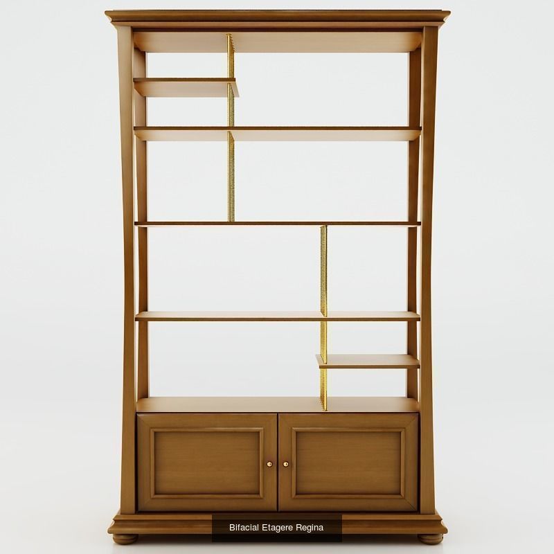 Traditional Bedroom Furniture Set 3D Model Collection_3