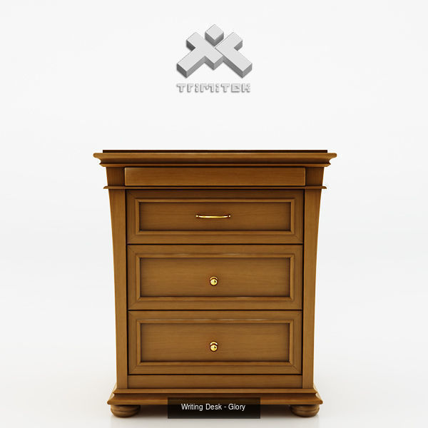 Traditional Bedroom Furniture Set 3D Model Collection_9