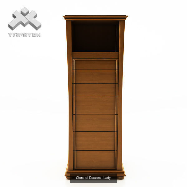 Traditional Bedroom Furniture Set 3D Model Collection_5