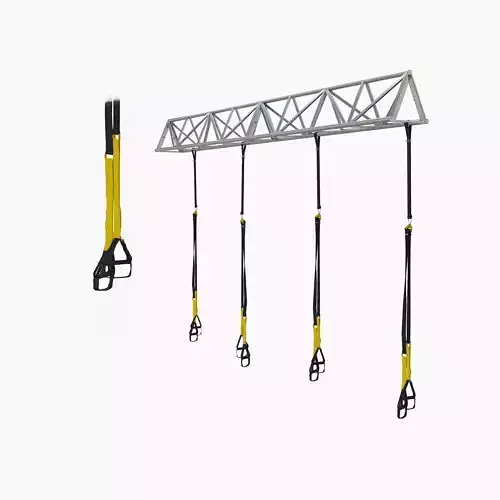 TRX Gym sport system fitness 3D model