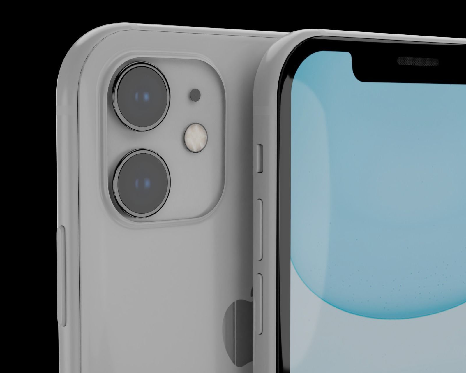 iPhone 11 and 11 Pro 3D model_2