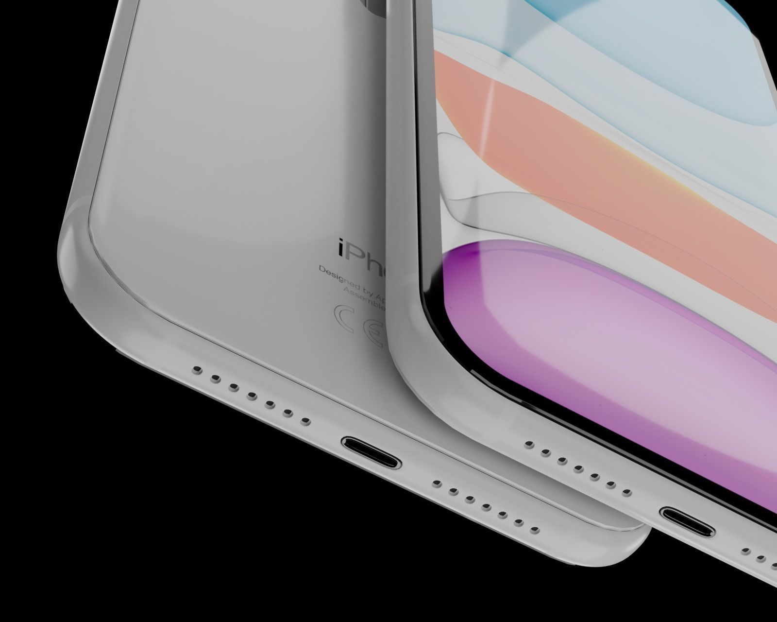 iPhone 11 and 11 Pro 3D model_1