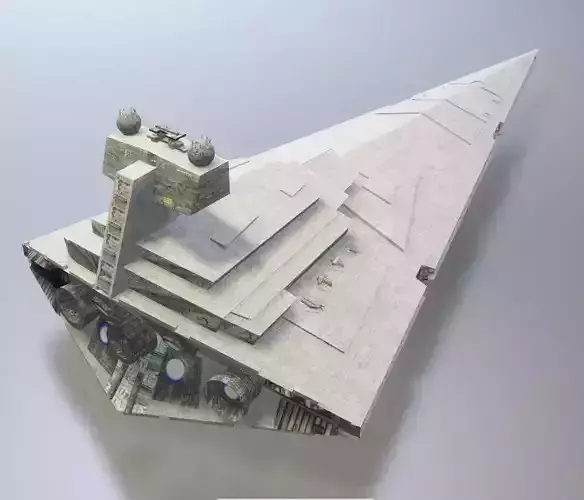 Star wars - Imperial Star Destroyer LOW POLY