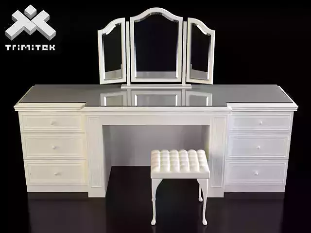 Classic Ladies Desk 3D model