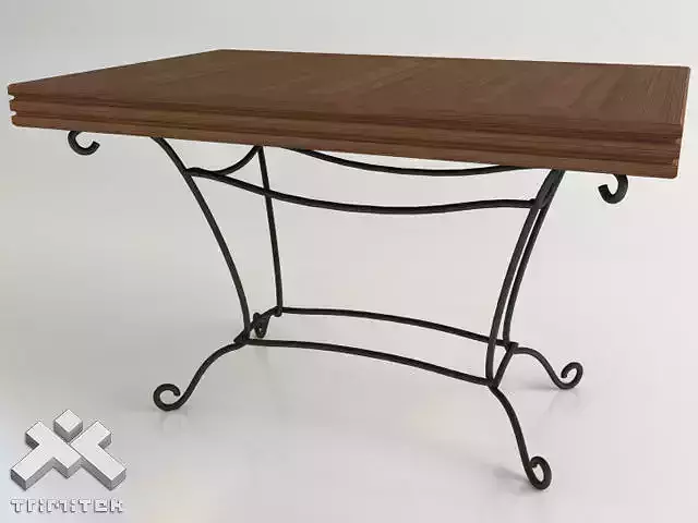 Wrought Iron Table 120x80cm