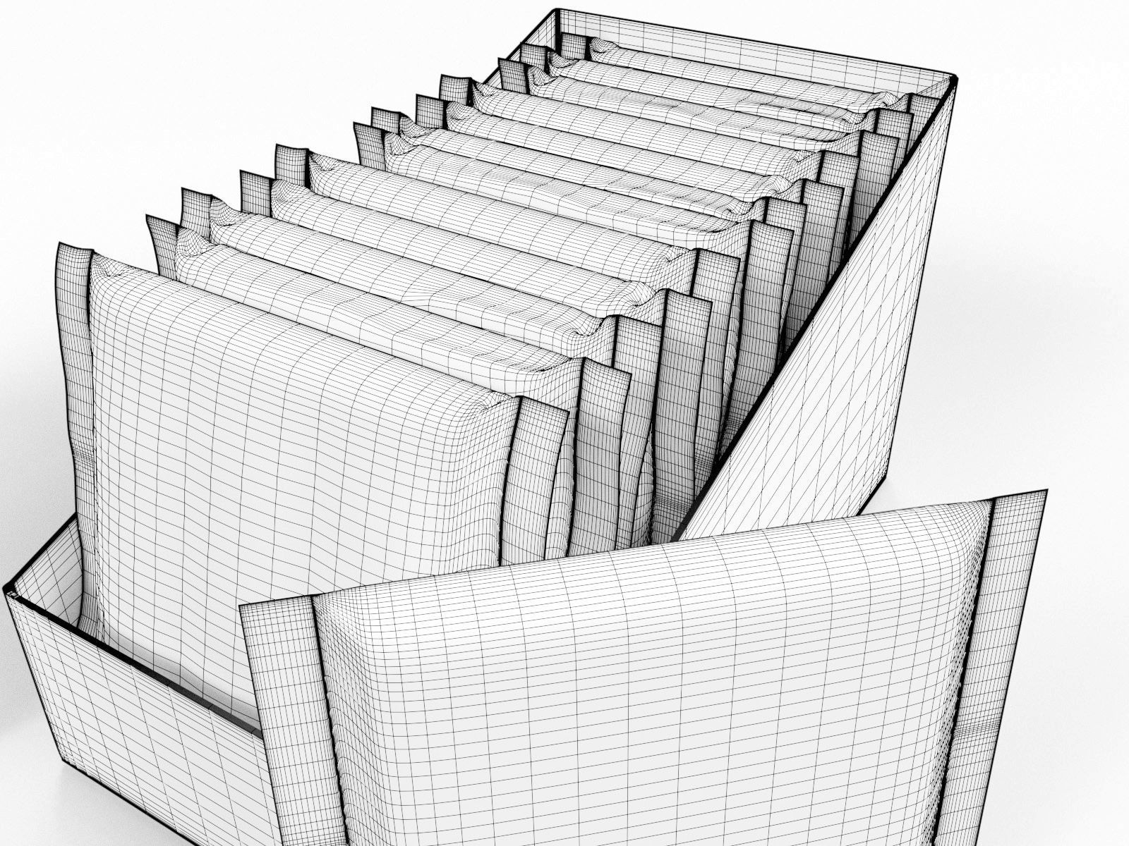 Candy bars with shelf ready display trays yorkie 3D model_9