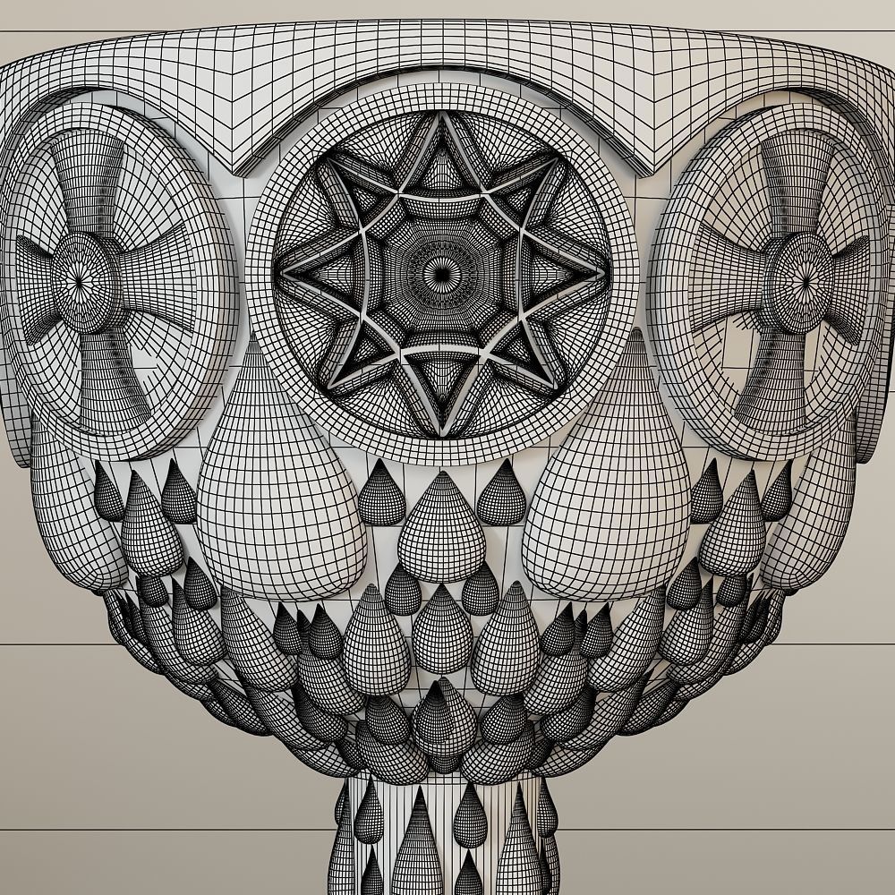 Church bowl for 3D printing 3D print model_5