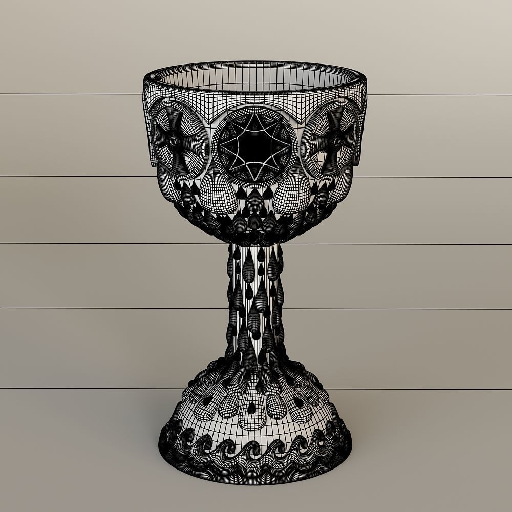 Church bowl for 3D printing 3D print model_4
