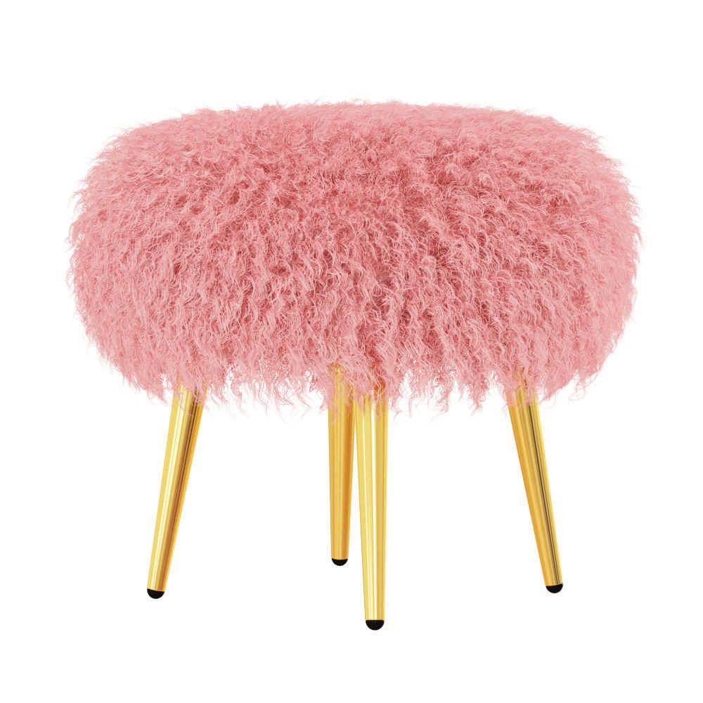 Mongolian Lamb Stool 3D model_1