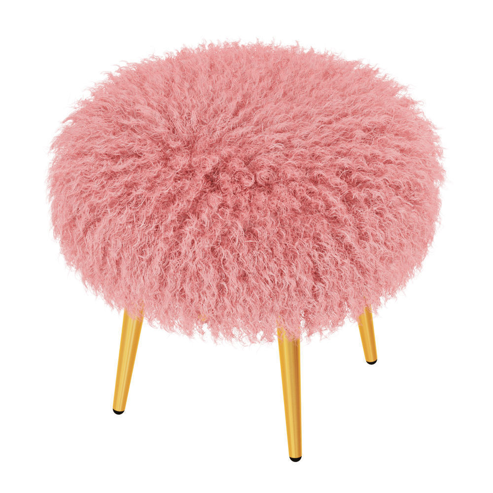 Mongolian Lamb Stool 3D model_2