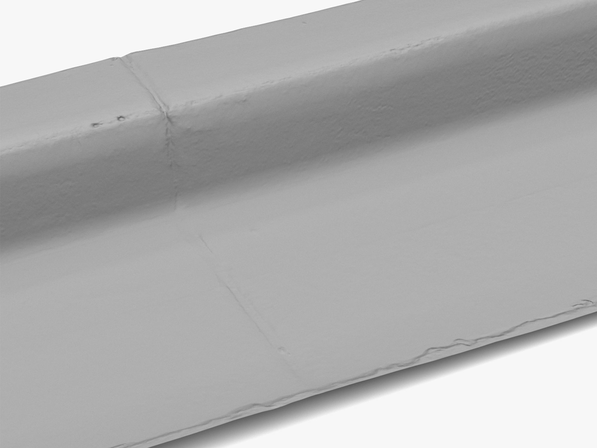 Yellow Curb - 8K Scan Low-poly 3D model_6