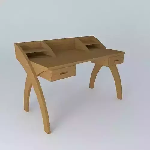 Old-fashioned desk Free 3D model