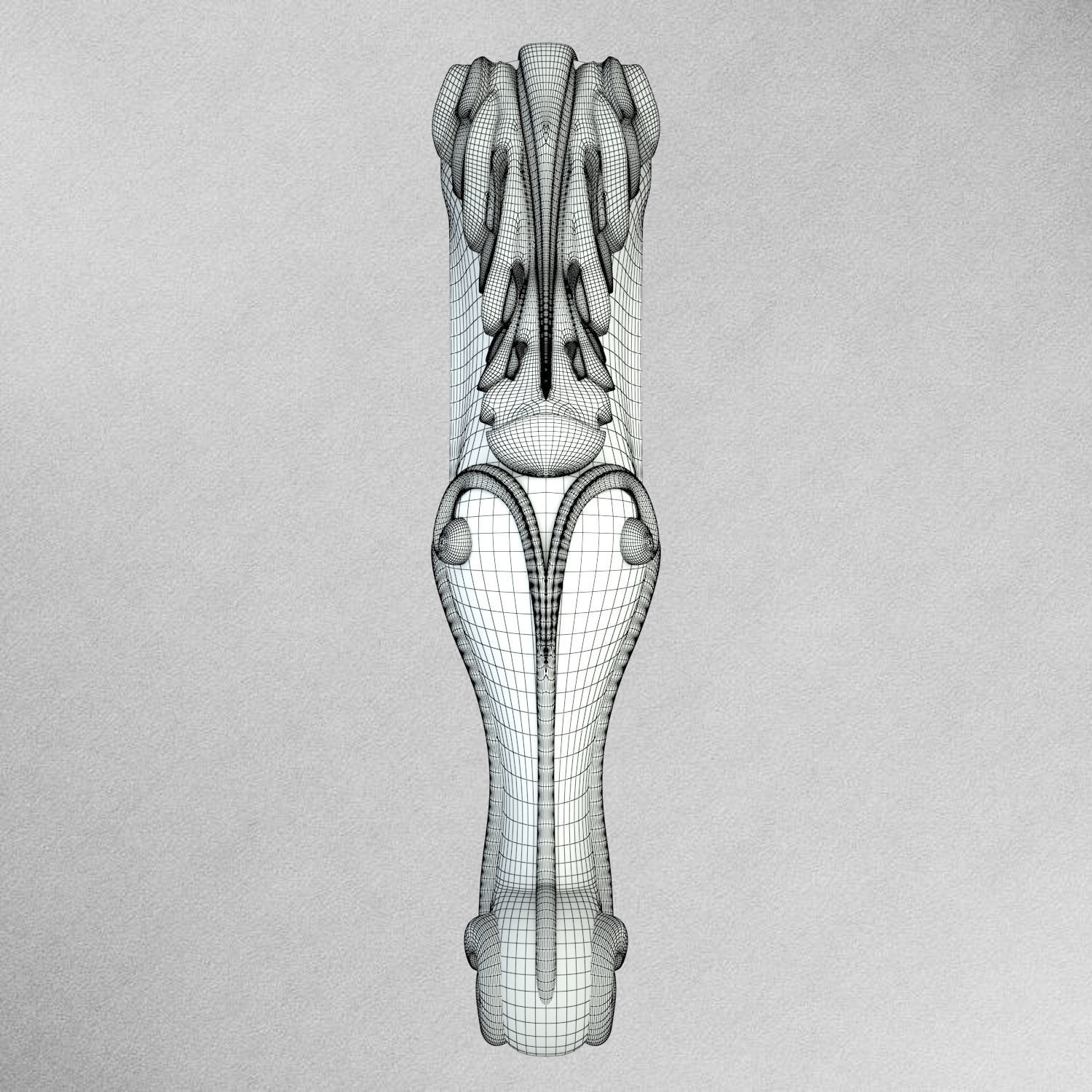 Furniture Leg L-005 3D print model_1