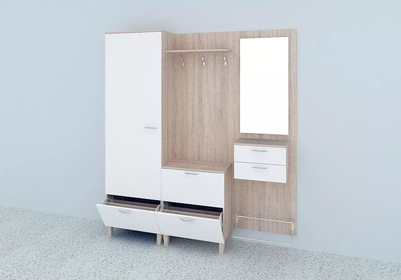 Entrance hall 3D model_0