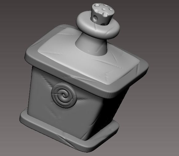 Magic potion bottles set 3D print model_2