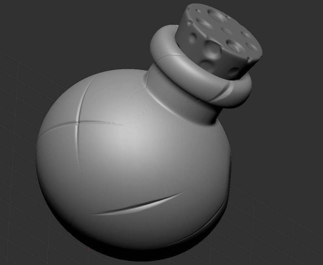 Magic potion bottles set 3D print model_1