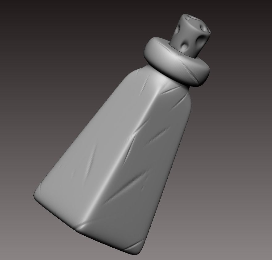 Magic potion bottles set 3D print model_3