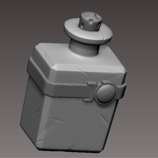 Magic potion bottles set 3D print model_5