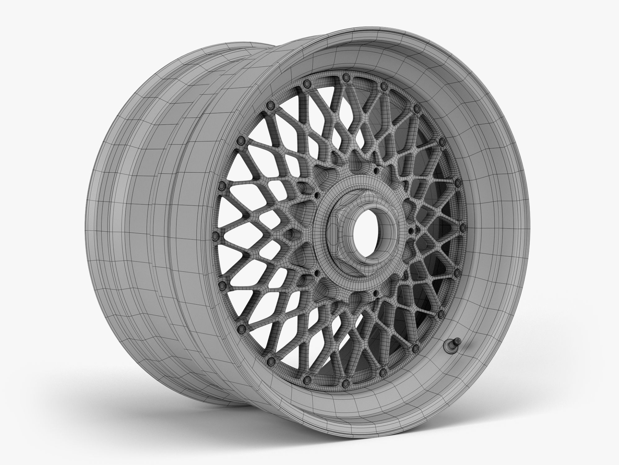 BBS E55 Wheel 3D model_7