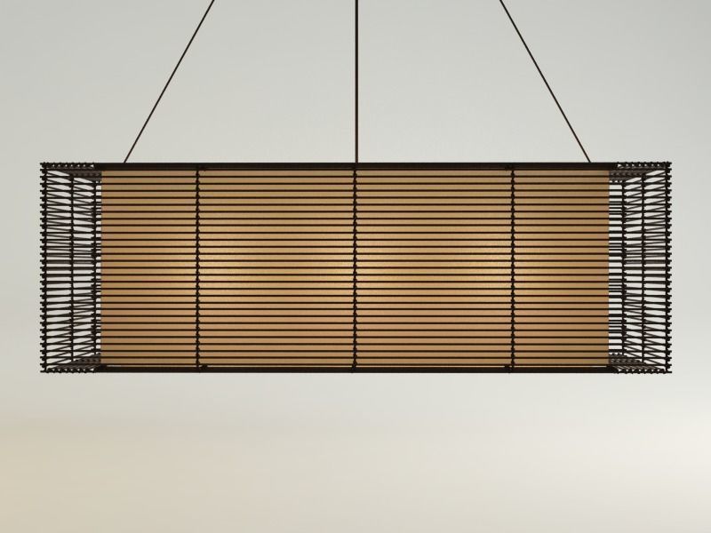 KAI Rectangular Hanging Lamp 3D model_1