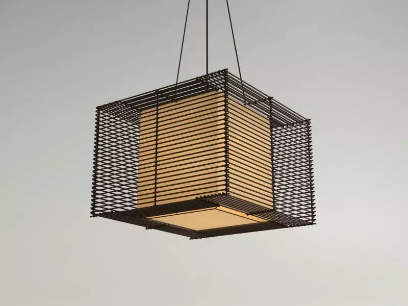 KAI Square Pendant Lamp - Medium 3D model_0