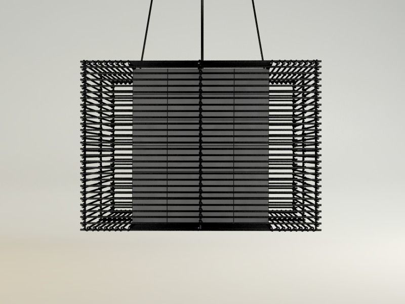 KAI Square Pendant Lamp - Medium 3D model_2