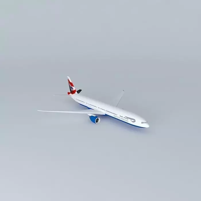 British Airways 777-300er Free 3D model