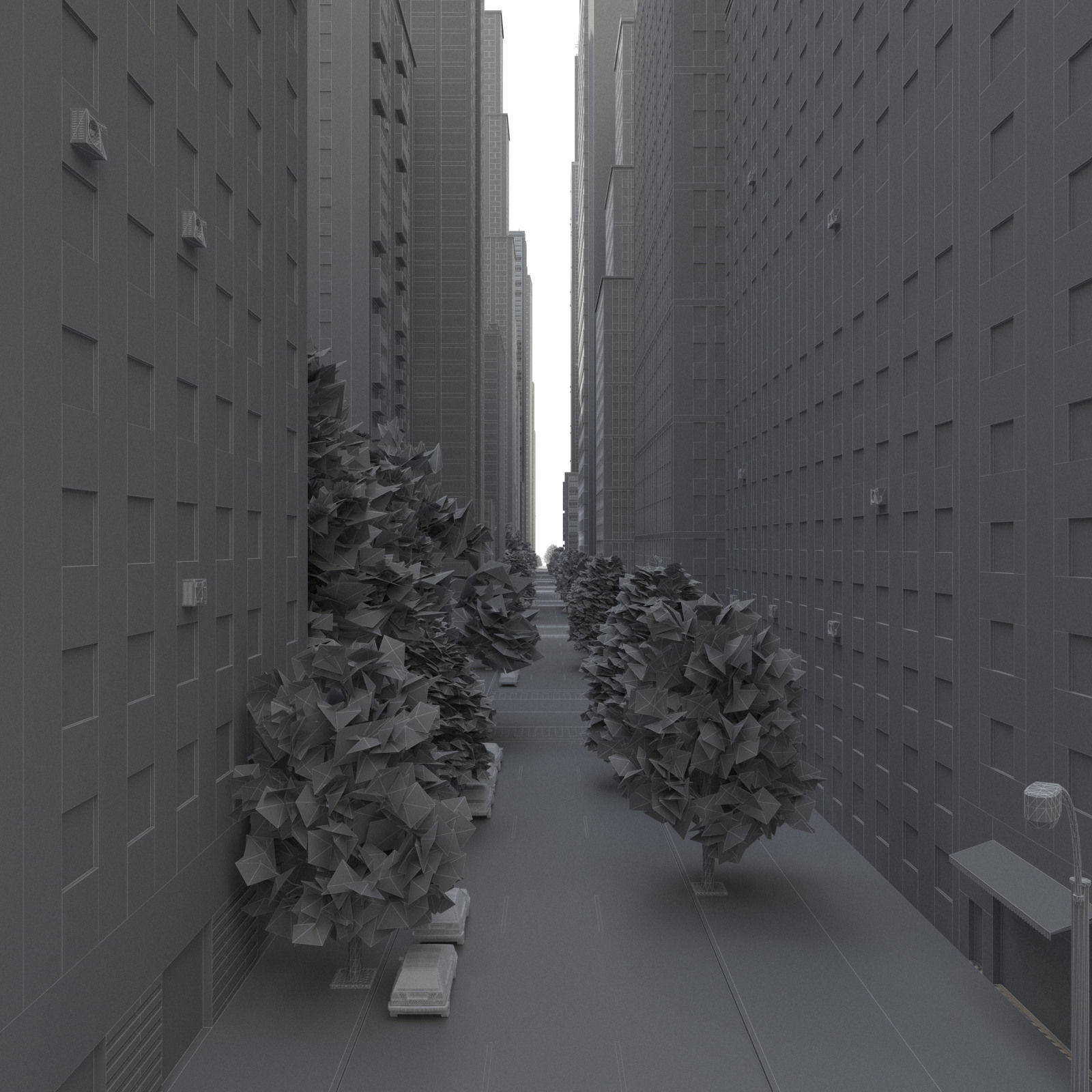 City C1 Low-poly 3D model_23