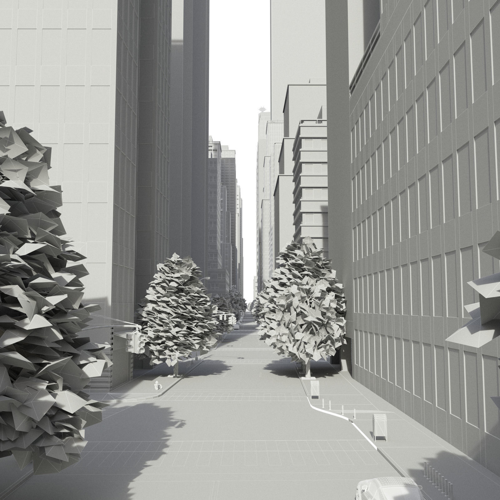 City C1 Low-poly 3D model_21