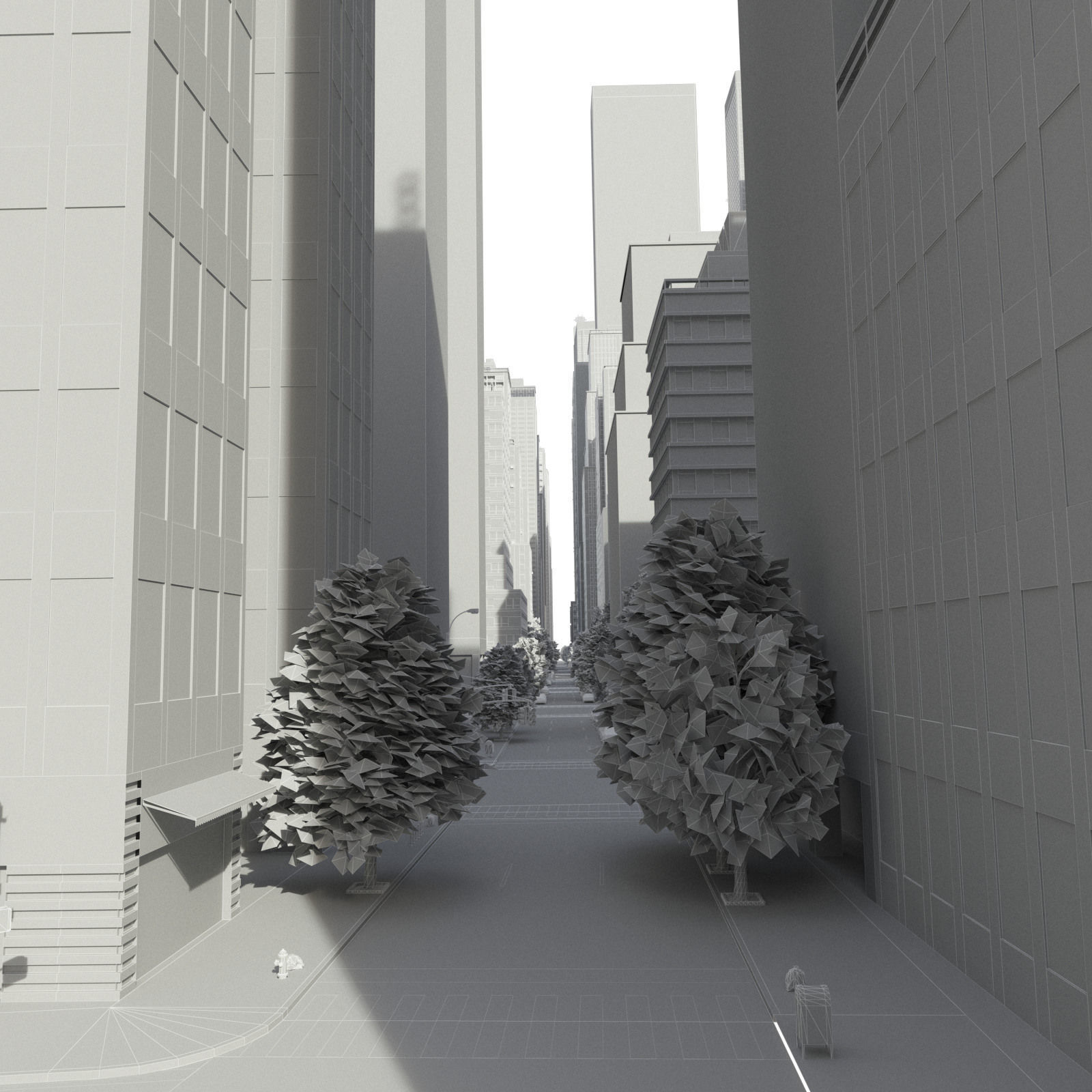 City C1 Low-poly 3D model_22