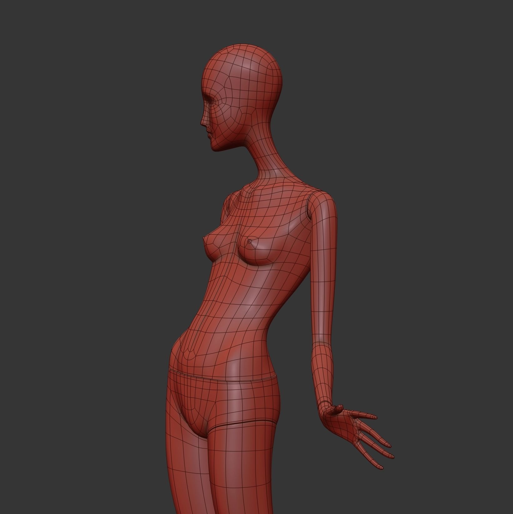 Mannequin 602 coll60 3D model_5