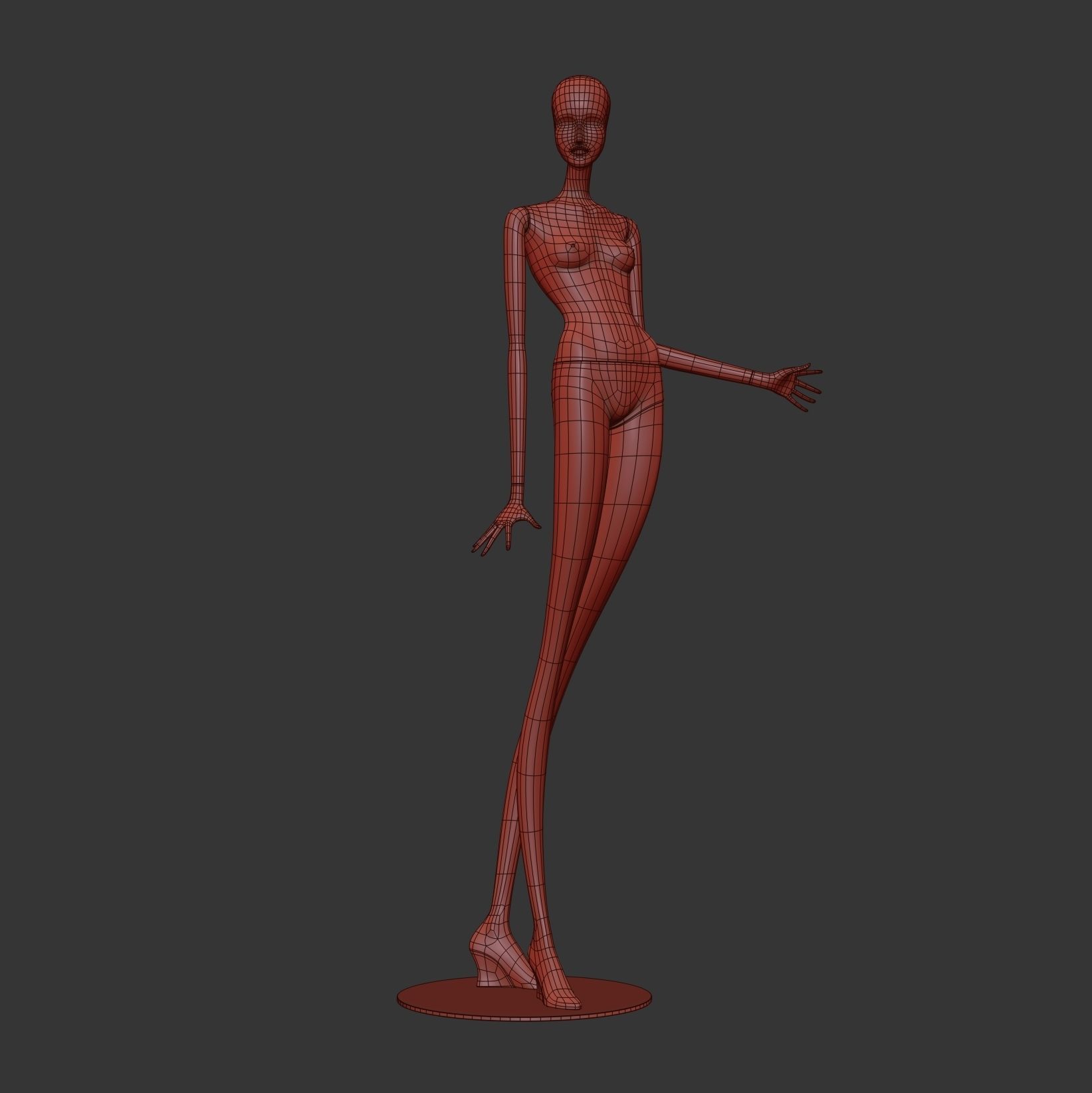 Mannequin 602 coll60 3D model_1