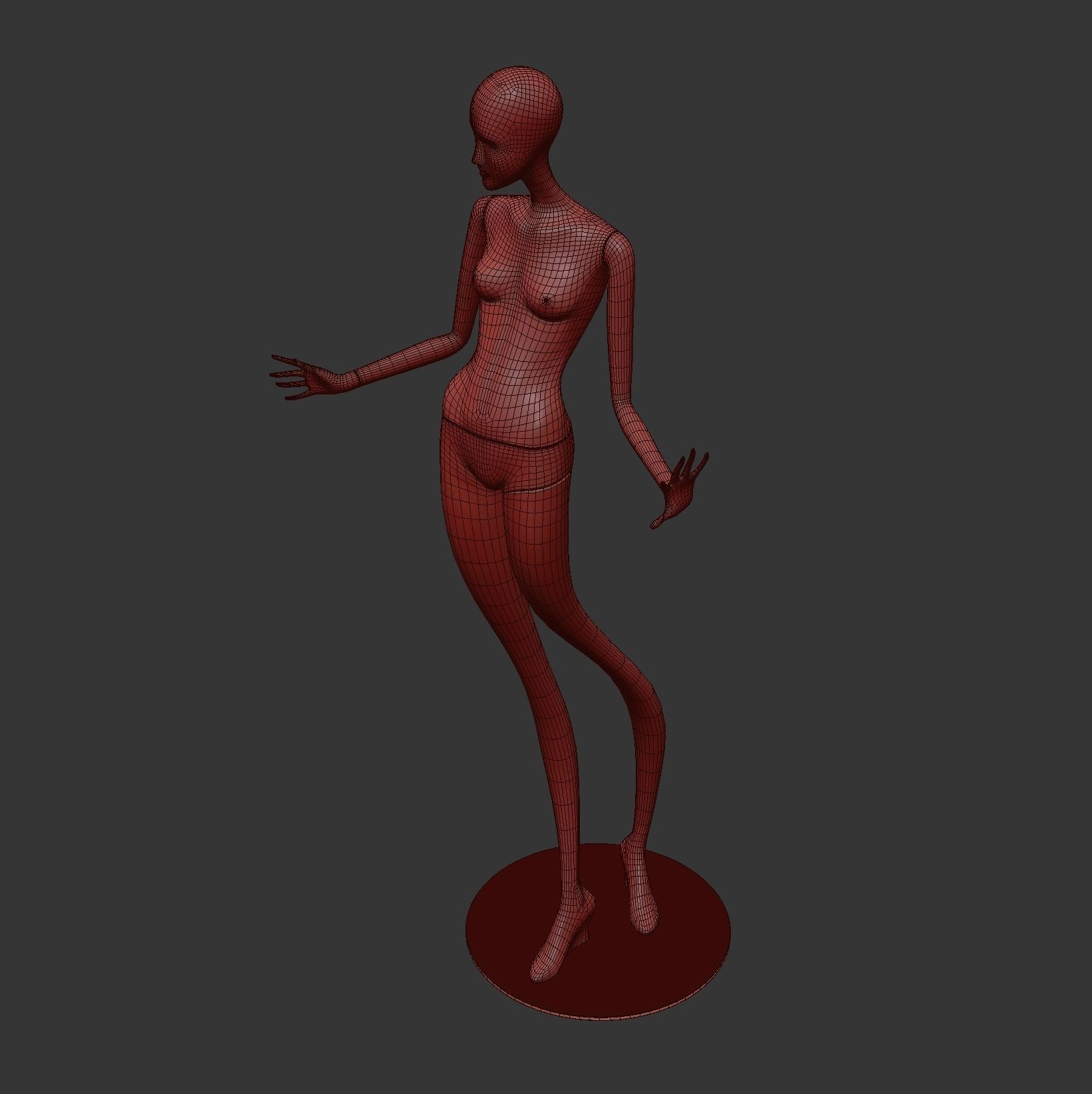 Mannequin 603 coll60 3D model_11