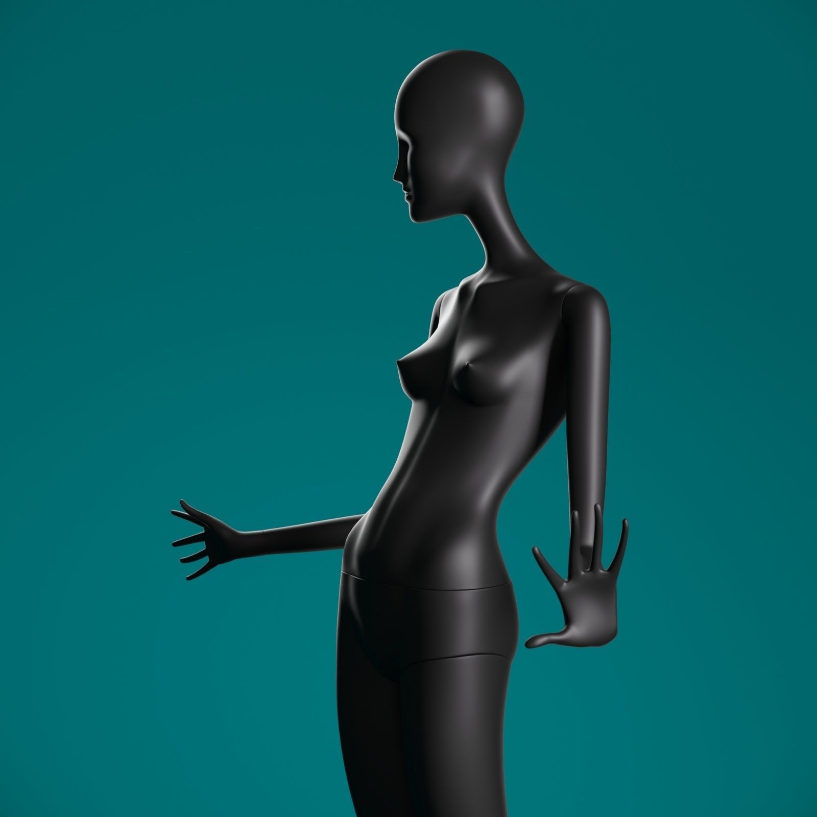 Mannequin 603 coll60 3D model_2