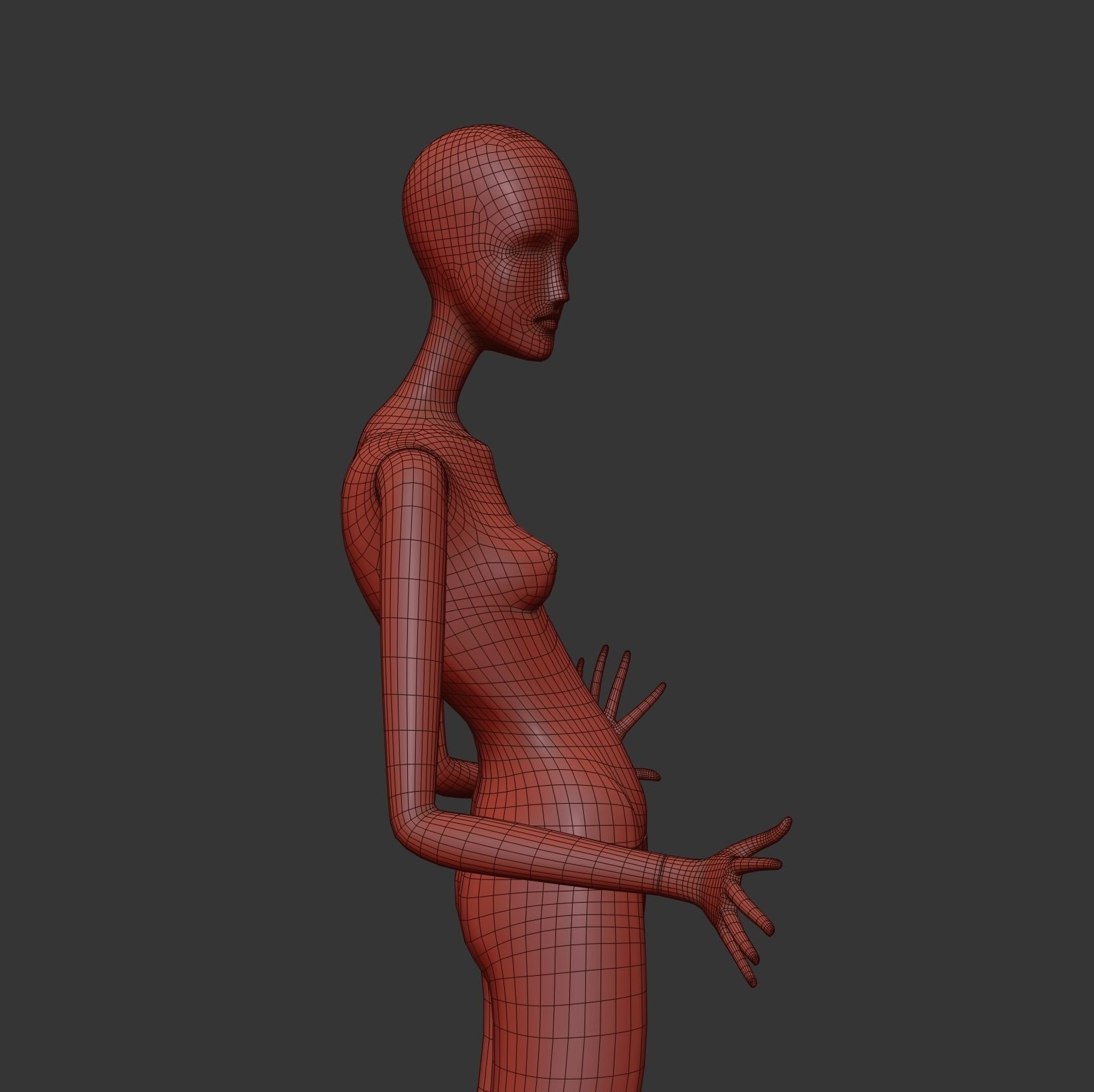 Mannequin 603 coll60 3D model_5