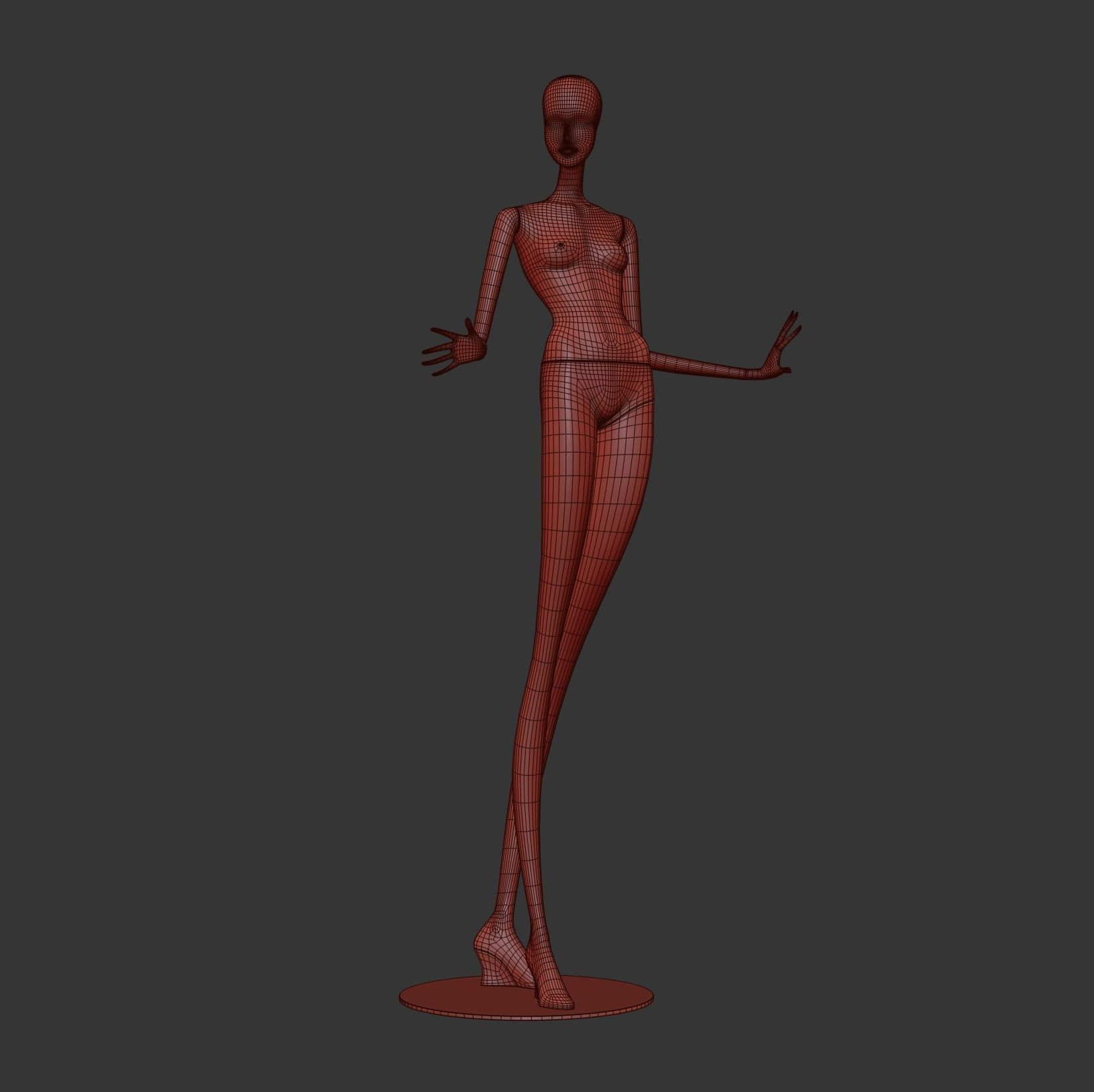 Mannequin 603 coll60 3D model_1