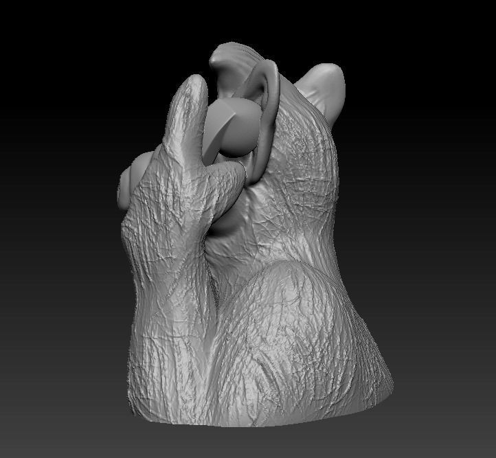 Alf bust - Gordon Shumway 3D print model_10