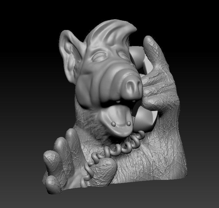 Alf bust - Gordon Shumway 3D print model_5