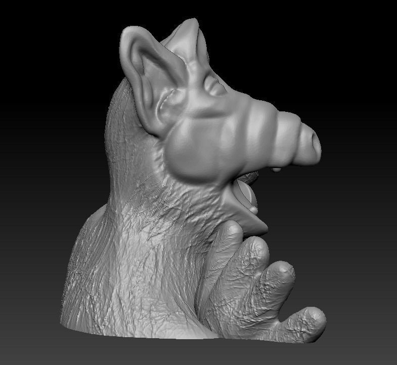 Alf bust - Gordon Shumway 3D print model_14