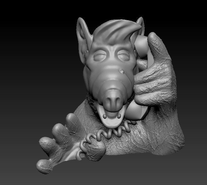 Alf bust - Gordon Shumway 3D print model_16
